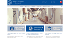 Desktop Screenshot of hospitalequipmentservices.nl